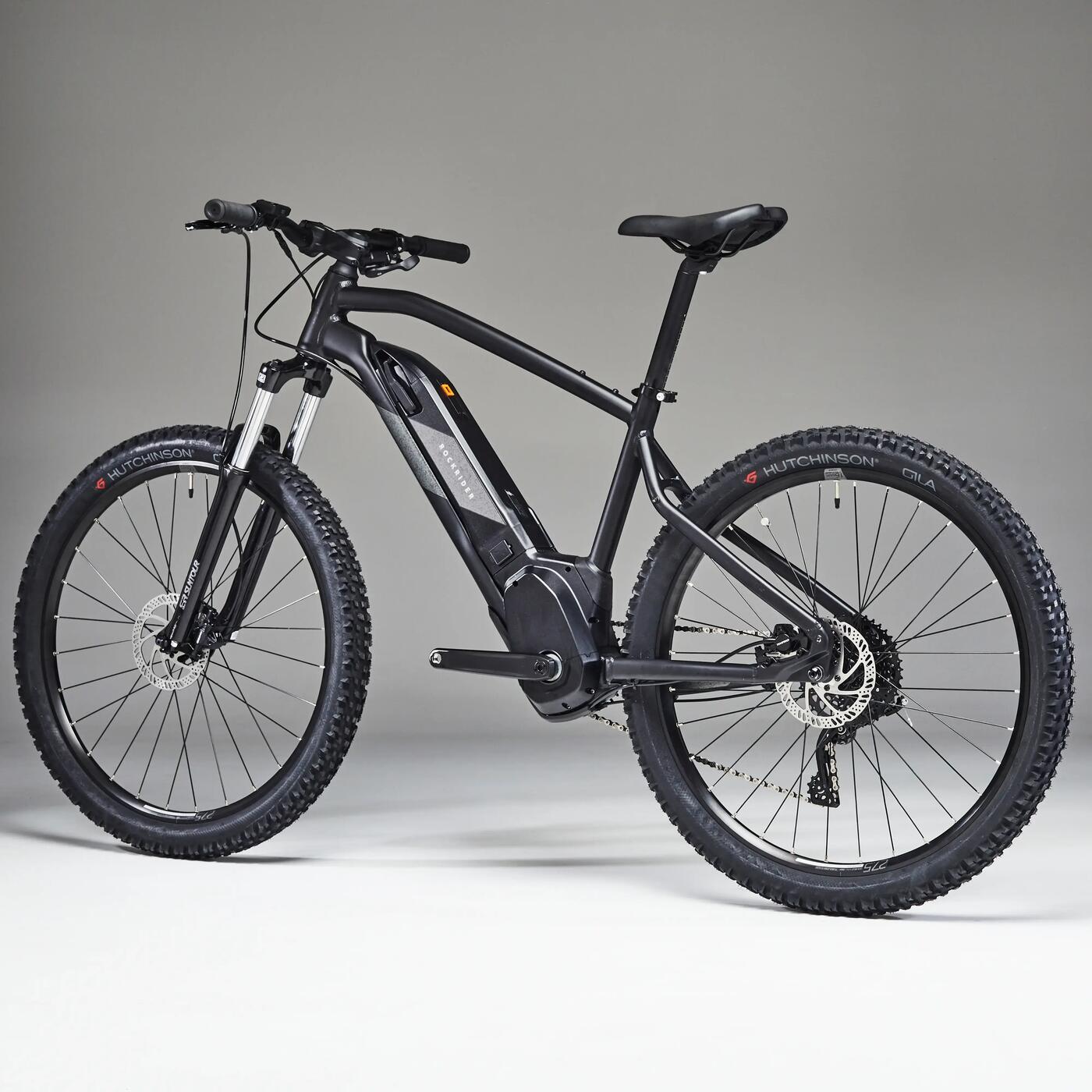 Rockrider E-ST 500 27,5" — e-bike for rent in Lecce and Salento, rear three-quarter view