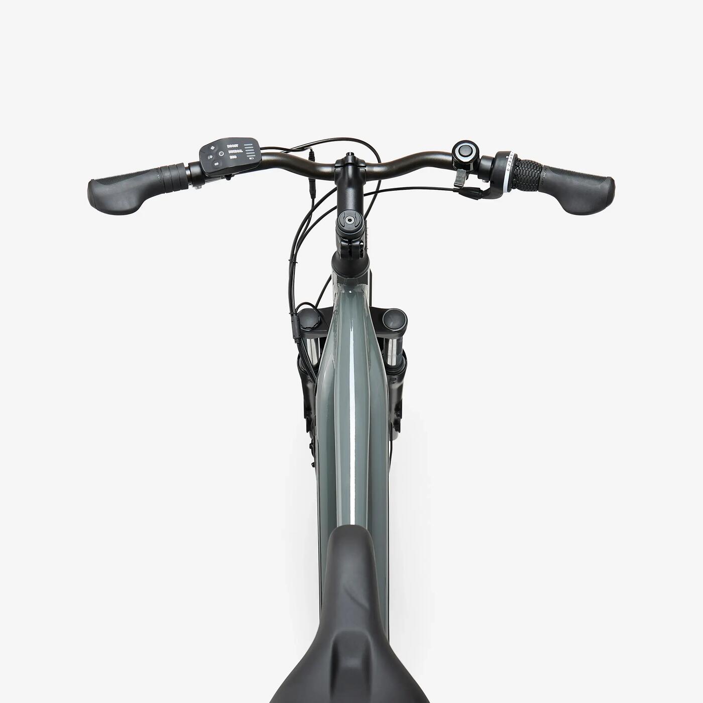 Rockrider E-ACTV 100 — e-bike for rent in Lecce and Salento, frame and geometry detail